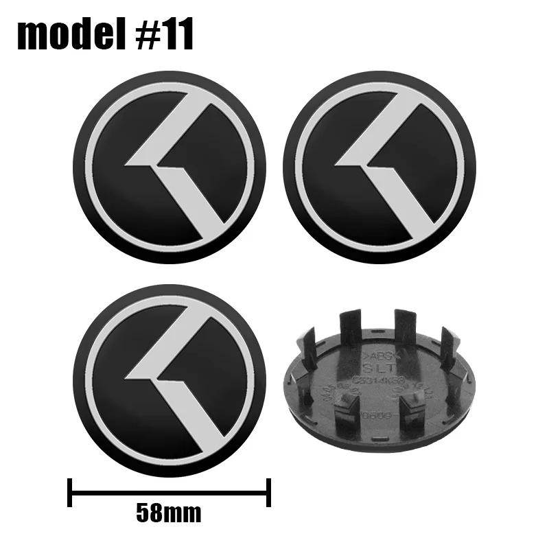 AABJB1 4pcs 58MM Car Wheel Hub Center Caps 54mm 56mm For Rim Cover For KIA K3 K5 Rio Sportage Ceed 3 4 K5 Picanto Optima Sorento