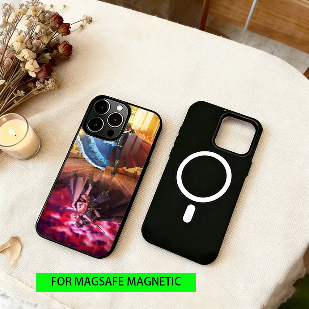 Pandora Hearts Phone Case For iPhone17,16,15,14,13,12,11 Plus,Pro Magnetic with Magsafe Wireless Charging
