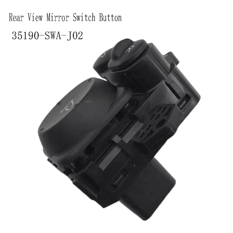 A30P-Rear View Mirror Switch Button Reversing Folding Control Switch For Honda CR-V III CRV CR-Z 35190-SWA-J02