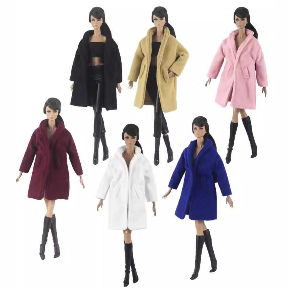 Winter Wear Woolen Coat Outfit Handmade Clothing Outfit  For 11.5 Inch 30cm Dolls/for 1/6 Bjd Dolls