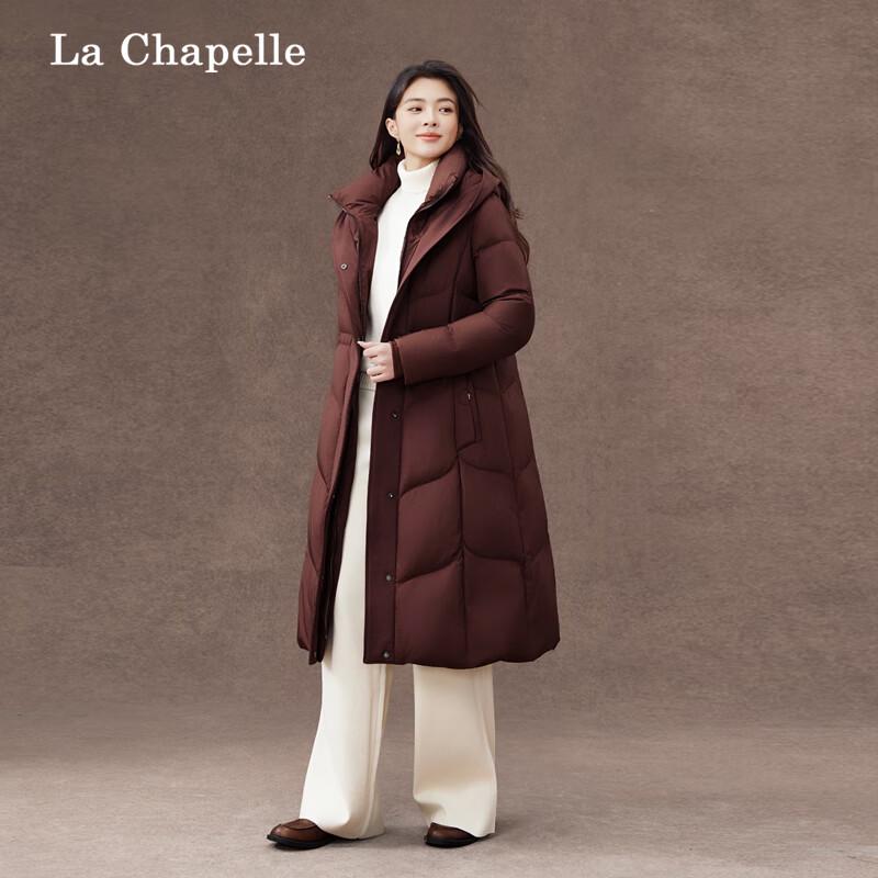 Женский длинный пуховик La Chapelle с капюшоном