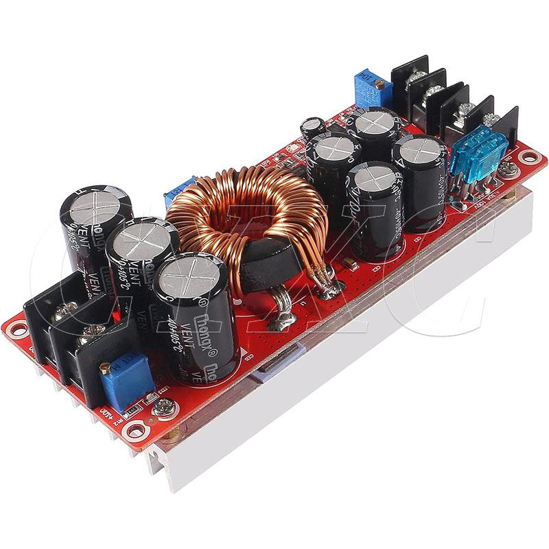 1200W 20A DC Converter Boost Car Step-up Power Supply Module 8-60V to 12-83V (1200W 20A Boost Converter)