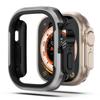 Металлический и ТПУ бампер-чехол со встроенной защитой экрана для Apple Watch Series 9-4 и SE, Подходит для 49мм-40мм