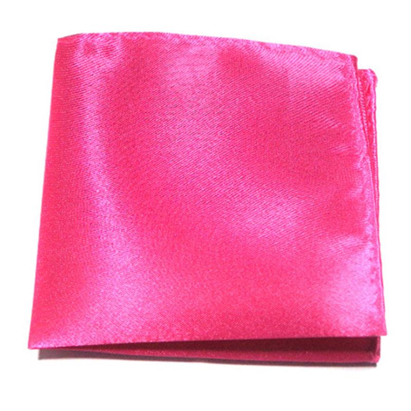 Men's 20x20cm Decor Suit Hankies Pocket Towel Silk Satin Pocket Squared Handkerchief