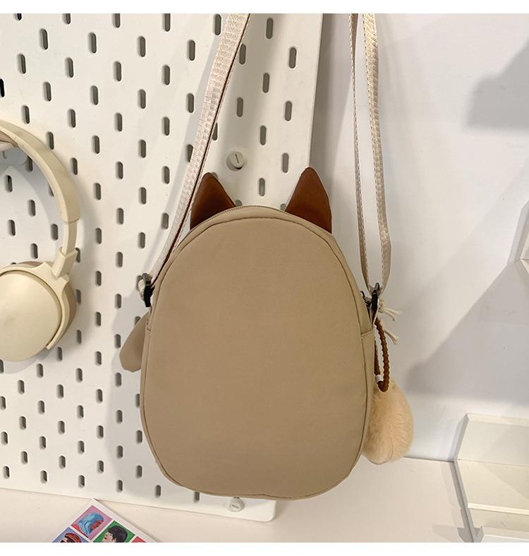 Cartoon Crossbody Bag Women's Shoulder Bag Student Mobile Phone Bag Travel Small Bag