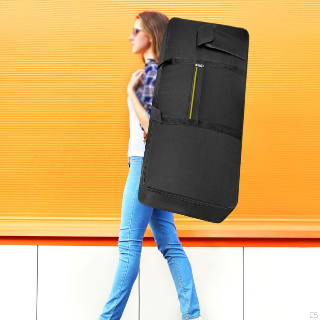 Electronic Piano Padded Durable Keyboard Carrying Case for School Church