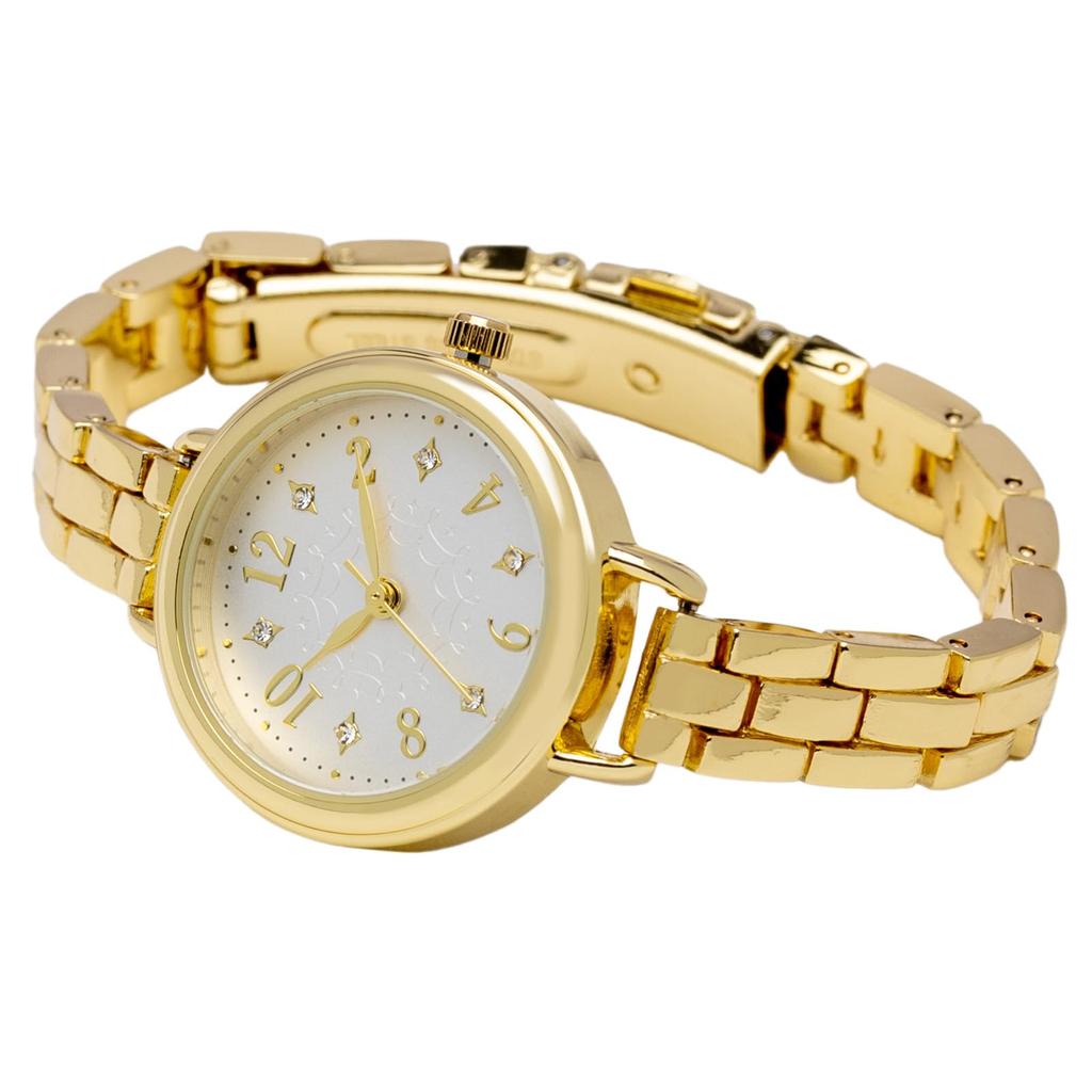 Watch Analog Nickel Free 5 ATM Waterproof Metal Band Gold WP Yera [Fieldwork] Women's ASS175-2
