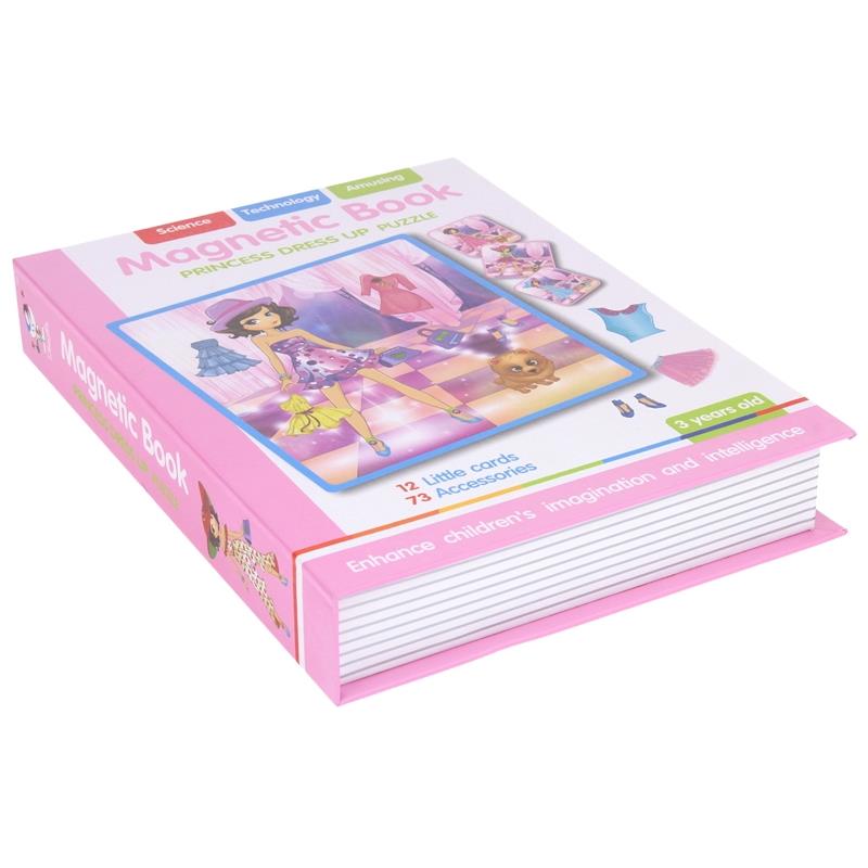 Puzzle Magnetic Book Magnets Puzzles Blocks Dress Up Dolls Clothes