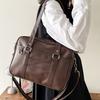 SCIONE Японская школьная сумка JK Uniform Bag из ПУ водонепроницаемая сумка через плечо вместительная студенческая сумка для поездок на работу однотонная сумка через плечо