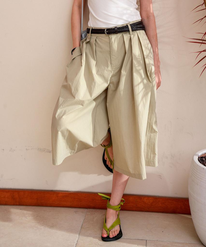 PIGMENT Three-Tuck Crinkle Pants (Hlpt260308)