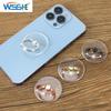 Transparent Mobile Phone Holder Ring Universal Cat Bear Star Support Finger Ring Holder Stand Celular for iPhone