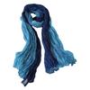 Women Scarf Autumn Winter Tie-Dye Scarf Soft Smooth Texture All-Weather Shawl Versatile Outdoor Accessory