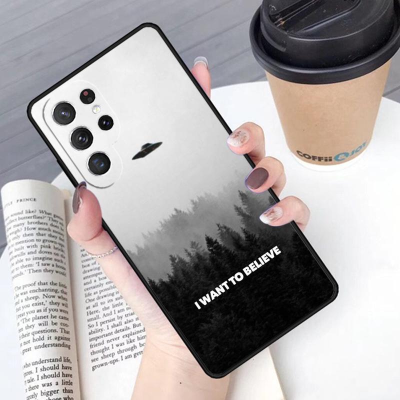 Чехол для телефона Секретные материалы Я хочу верить Для Samsung Galaxy S24 S25 Ultra S21 S22 Ultra S10E Note 10 Plus Note 20 FE S23