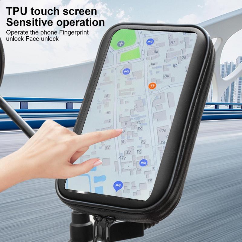 Держатель для телефона с навигацией, водонепроницаемый держатель для мобильного телефона для мотоцикла, скутера, сумка, чехол для горного велосипеда, мотоцикла, чехол для мобильного телефона