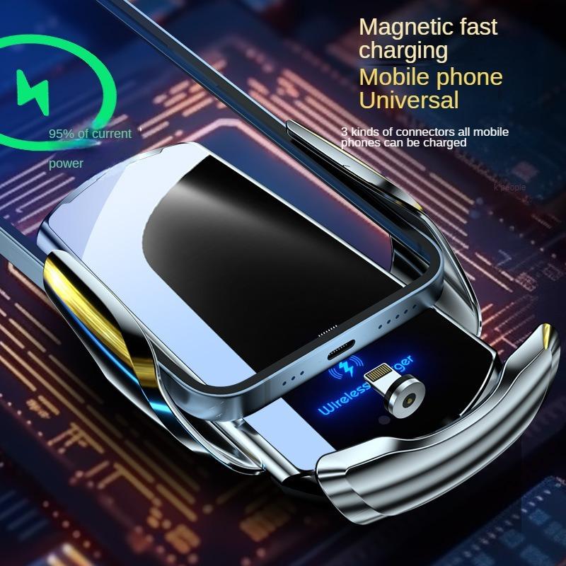 Magic Clip Q3 Car Wireless Charging Mobile Phone Holder 15W Induction Opening and Closing Car Navigation Holder Supplies