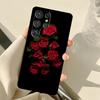 Ярко-красные Цветы Розы Чехол Для Samsung Galaxy S25 Ultra S21 S22 S23 S24 Ultra S9 S10 Plus S20 FE S25 FE Задняя Крышка