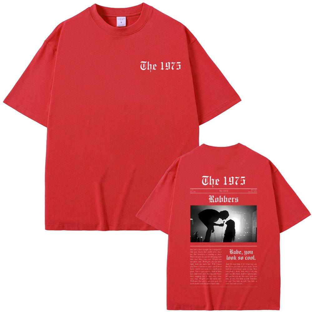 Британская группа The 1975 Live From Gorilla Robbers Babe You Look So Cool Графическая футболка Унисекс Инди Альтернативный рок Короткий рукав
