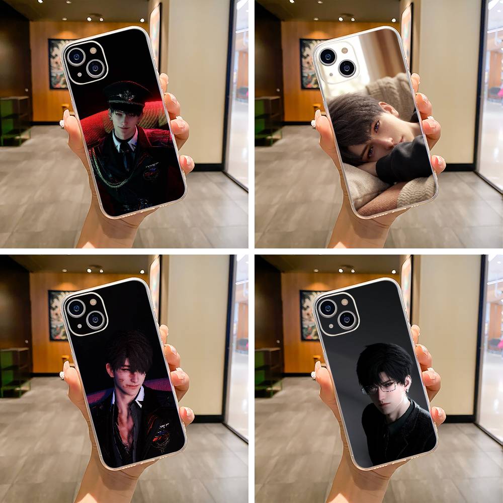 Чехол для телефона C-C-aleb-love-deep- s--space Для iPhone17,16,15,14,13,12,11 ,Pro Max,16/15/14 Plus Мягкий силиконовый прозрачный чехол