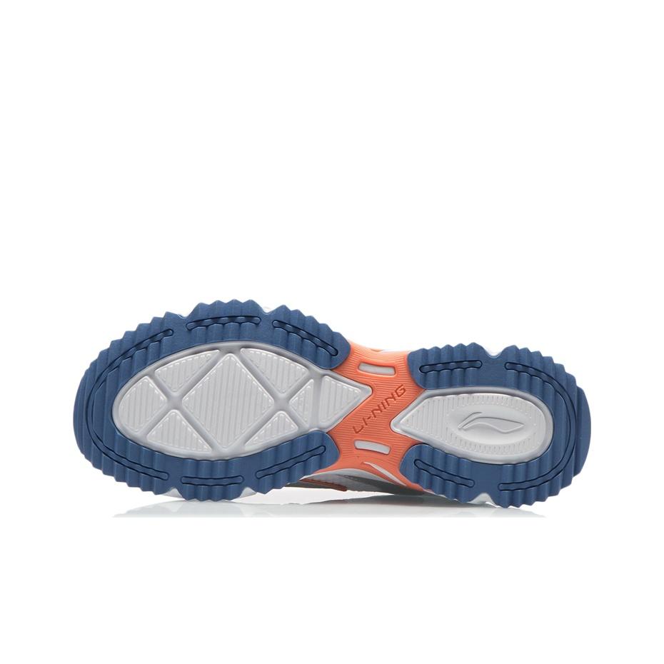 Li Ning Trendy Breathable Low-Top Running Shoes Мужские кроссовки Серо-зеленые ARLR013-6