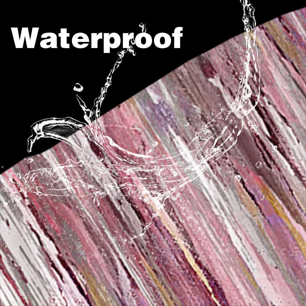 25Style Luxury Abstract Marbling Shower Curtains Geometric Stripes Drapes For Bathroom Accessories Set Bathtub Curtain With Hooks Waterproof