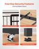 Twin Size Daybed Frame, Day Bed with Trundle, Heavy Duty Metal Platform Bed Frame with Charging Station, Twin Daybed with Metal Slats Support for