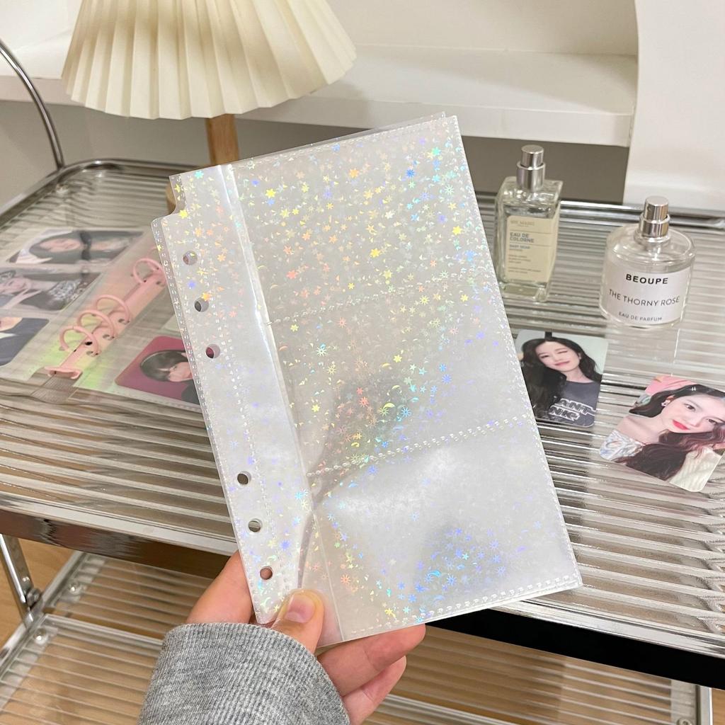 A6 Прозрачная ПВХ Обложка Для Альбома На Кольцах С Идолами K-Pop Хранение Книжка-Папка Для Pocards Дневник Обложка Школьные Канцелярские Товары Качество