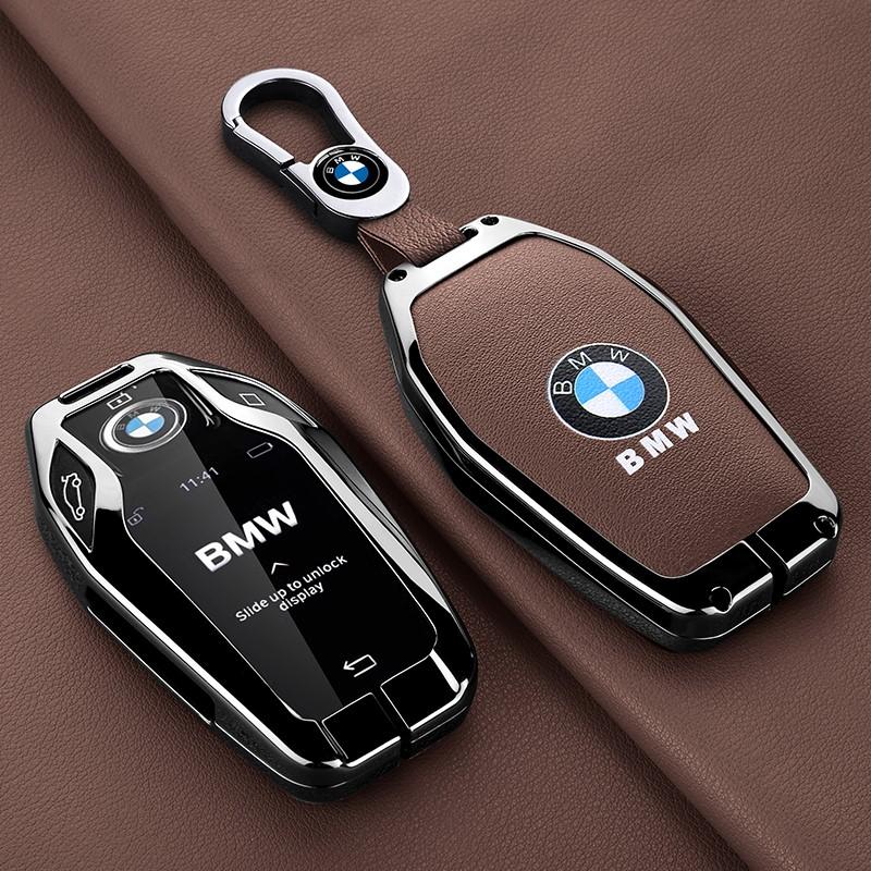Leather Car Remote Key Case Fob Cover For BMW 5 7 series G11 G12 G30 G31 G32 i8 I12 I15 G01 X3 G02 X4 G05 X5 G07 X7 Accessories FF46