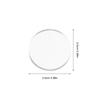 25Pcs Clear Glass Table Non Adhesive Silicone Bumper Pads Anti Slip Cushion Dots Stable Protector for Home Office Dining Room
