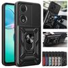 Armor Case For Honor 90 Smart Honor 70 Lite Cover Lens Protection With Ring Magnetic Holder Coque Fundas