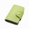Fashion Faux Leather Credit Card Holder 24 Bits Card Case Business Card Holder Wallet