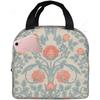 Beoek Enchanted Vintage Flowers портативная алюминиевая фольга утолщенная изоляция ланч-бокс 8.5x5x8 дюймов