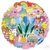 50Pcs/Set VSCO Chill Vibes Kids Rewards PET Stickers Waterproof DIY Fashion Doodle Decals Stickers