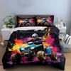 "Racing ATV Adventure Gear Set" Bedding Set with 1 Duvet Cover 2 Pillowcases Single Double King Queen, Gift