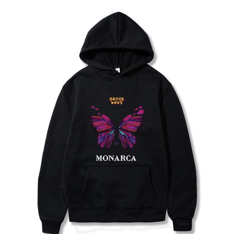 Eladio Carrion Sauce Boyz Monarca Funko Pop Anime Hoodies Sweatshirt Men Womnen Fashion Design Pullover Fleece Hoodies