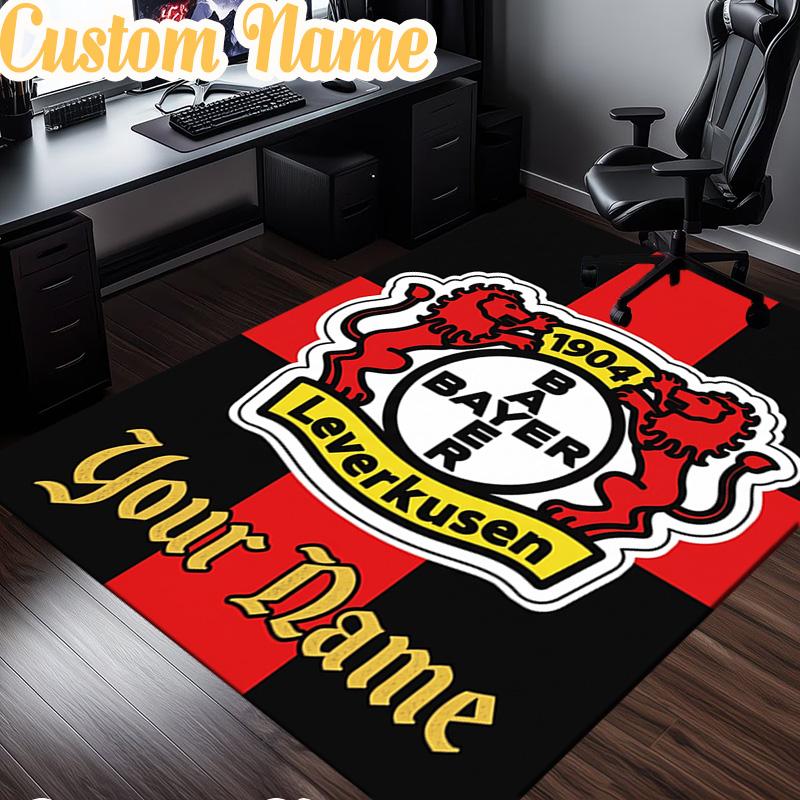Custom Name Bayer 04 Crest Rug, Office Rug, Chair Rug, Carpet for Living Rooms, Doormat Game Rug Home Decor Christmas Gifts