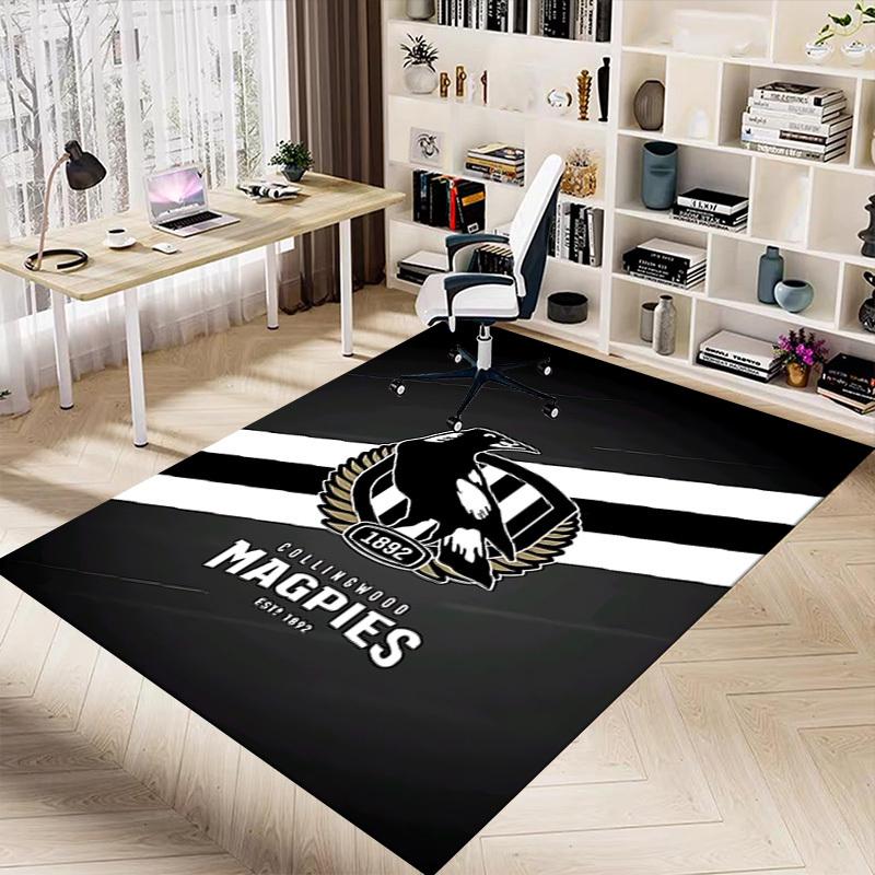 1 шт. Ковер Collingwood Magpies, Офисный ковер, Внешний коврик, Домашний декор, Ковер для зоны, Фестиваль