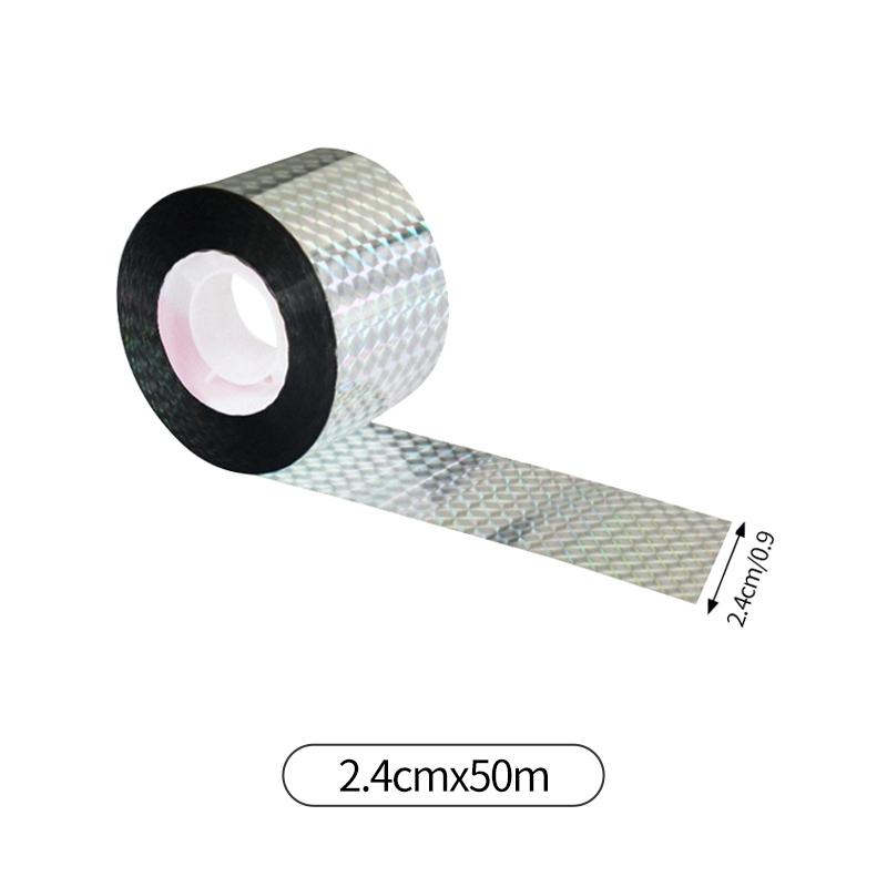 50/80 м Лазерная отпугивающая лента от птиц Двусторонняя светоотражающая лента Инструменты для ловли птиц для садоводства на открытом воздухе Средство для борьбы с птичьими вредителями