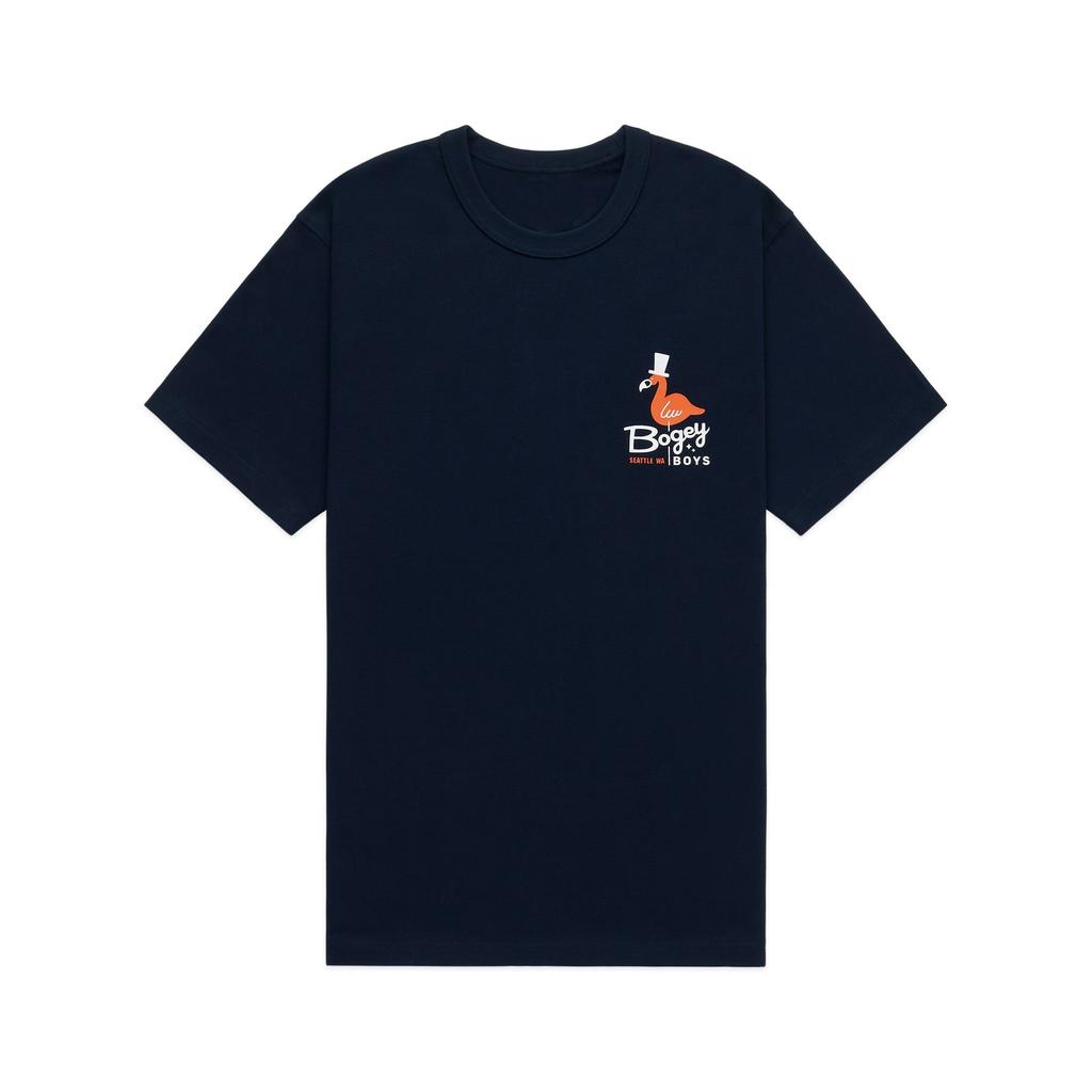 New Printed Tees The Bogey Boys T-Shirt Fashion Short-sleeved High Street Casual Loose Streetwear Men's and Women's Trend Tops