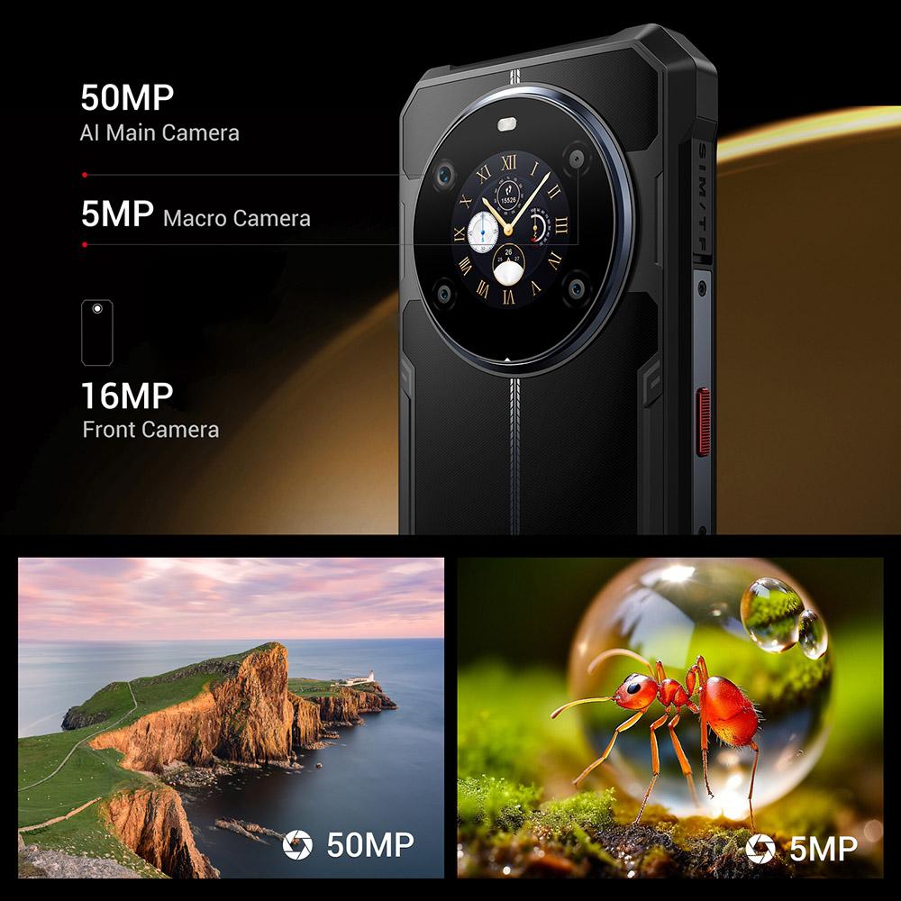 FOSSiBOT Защищенный смартфон F109S, Android 15, 6+256 ГБ, аккумулятор 10600 мАч, камера 50 МП, NFC - вилка ЕС