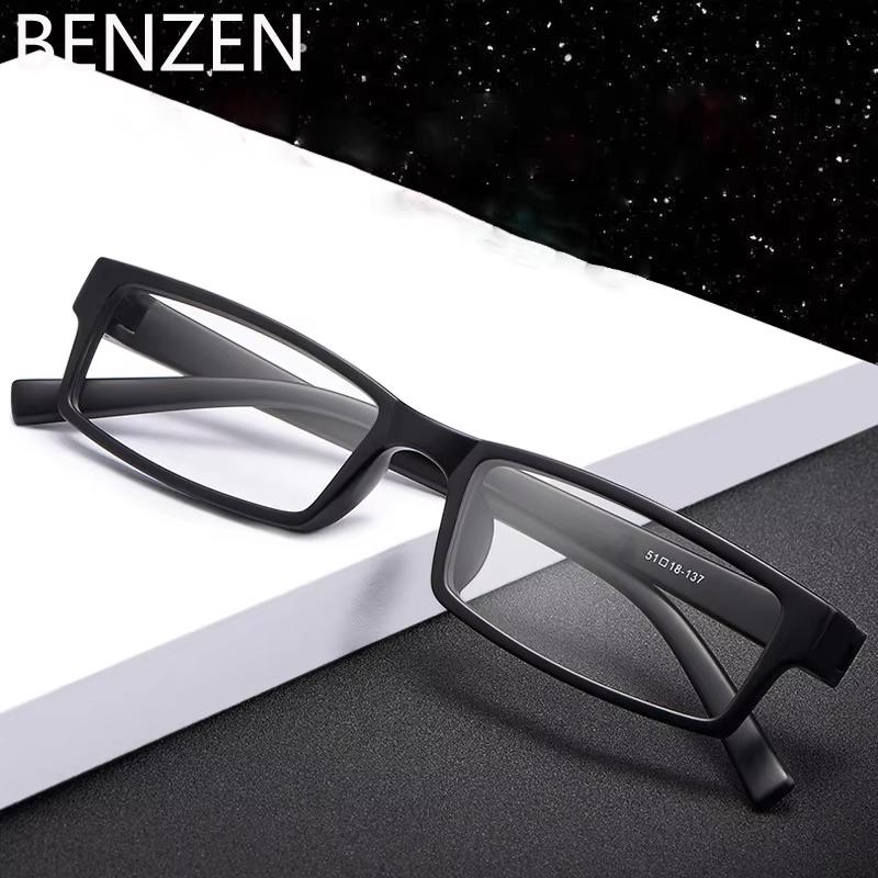 BENZEN Small Rectangle Glasses Frame Men Vintage TR Eyeglasses Frame Women Eyewear