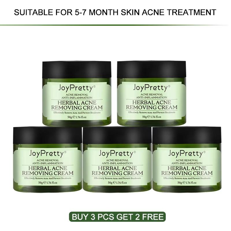 JoyPretty Herbal Acne Face Cream Body Pimple Treatment Oil Control Увлажняющие кремы для лица Средства по уходу за кожей Красота