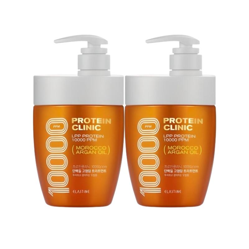 Elastine Protein Clinic 10000 Средство для волос 700 мл | Питательный кондиционер с протеинами и аминокислотами | Маска для волос K-Beauty для ухода за поврежденными волосами