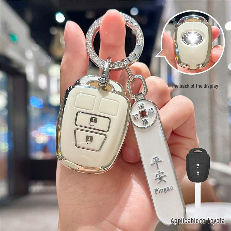 Чехол для ключа Toyota для Corolla, RAV4, Camry, Vios, Highlander, Asia Dragon, Velanda