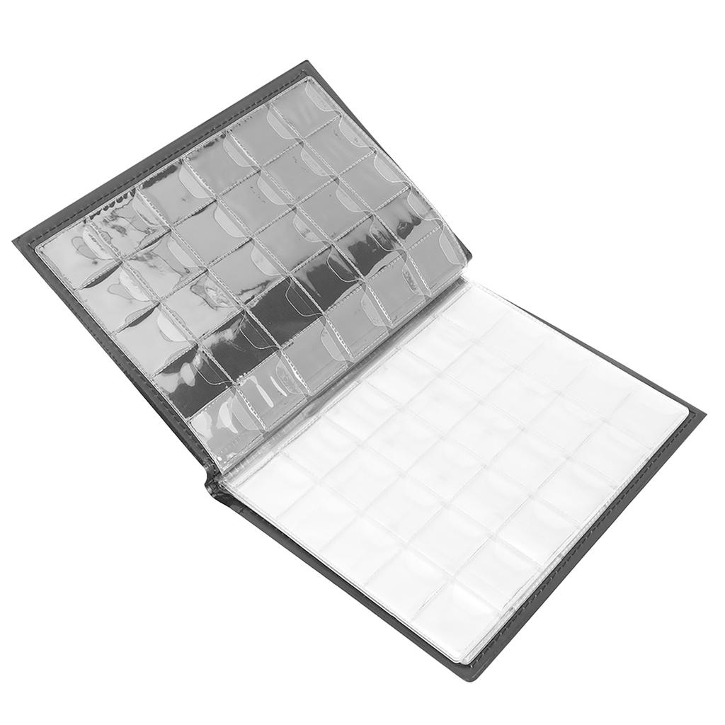 250 Pockets 10 Pages Coin Album Coin Collection Book Collecting Holder BookBlack