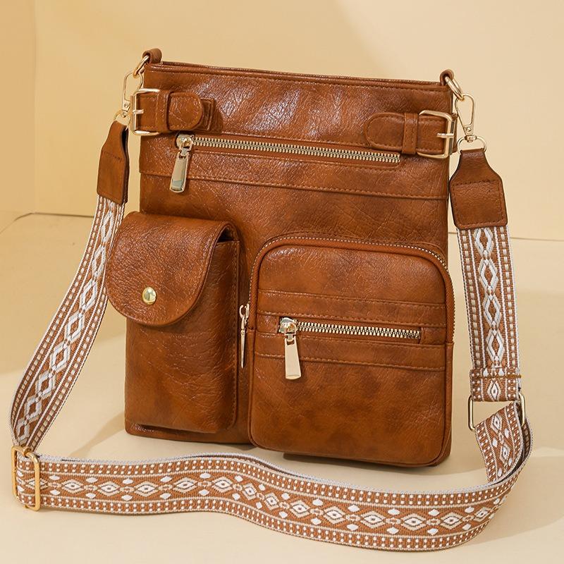 Сумка женская весенняя из искусственной кожи, новая, мягкая кожа, простая на плечо, сумка-мессенджер, модная, большая вместимость, рюкзак женский