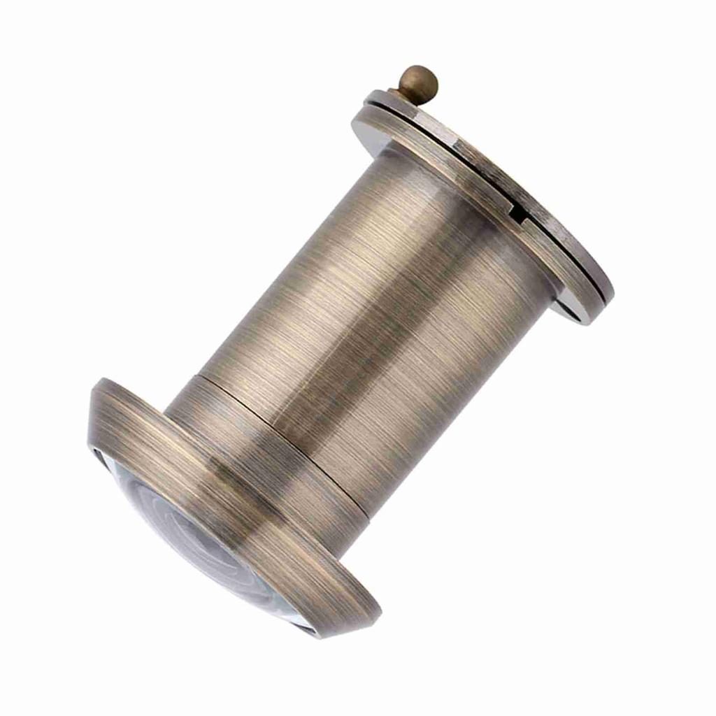 Домашняя безопасность Оптическое стекло 220 градусов широкоугольный дверной прицел (бронза)