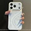 Чехол для iPhone 17 Pro Max с бархатной текстурой «Водяная рябь», большое окно, наклейка-скин для чехла Apple 16