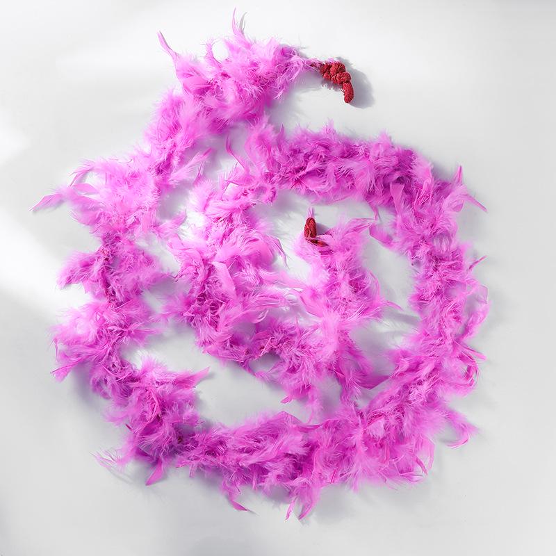 Боа из перьев индейки Fire Feather, 40 г, 2 м - Украшение для вечеринок и фестивалей