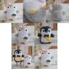 Cute Penguin Plush Toy Bag Charm With Detachable Hook For Travel And Gifts