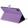 Чехол-книжка для iPad Pro 11 дюймов со слотом для карт, подставкой, противоударной защитой, тиснением, функциями сна/пробуждения, из ПУ кожи